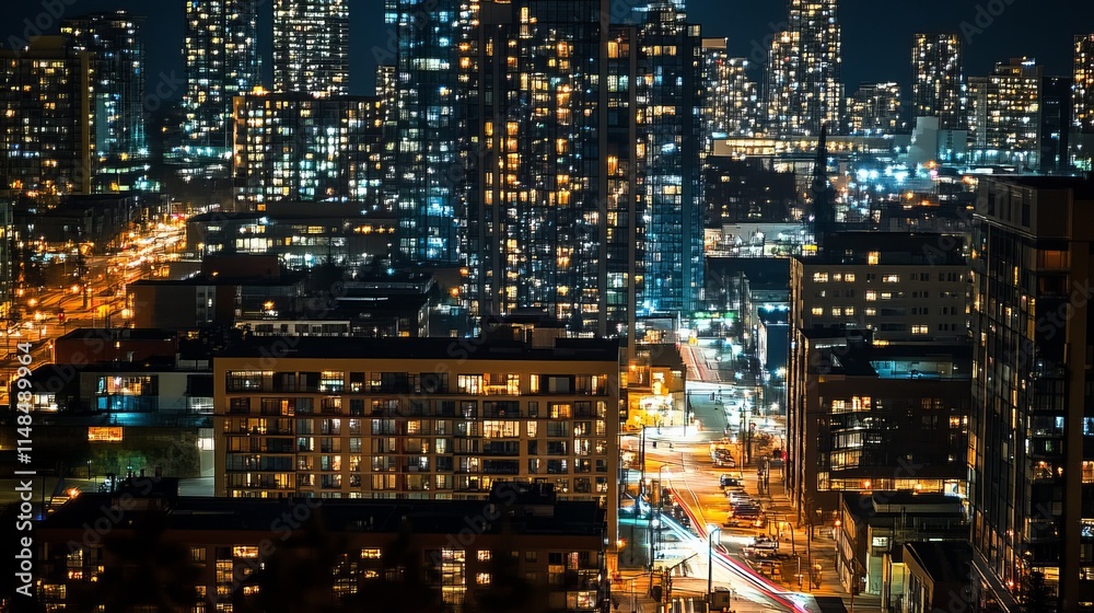 city at night, glowing skyline, city lights, urban nightlife, illuminated streets city at night, glowing skyline, city lights, urban nightlife, illuminated streets