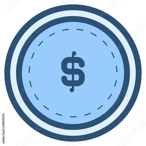 dollar coin icon