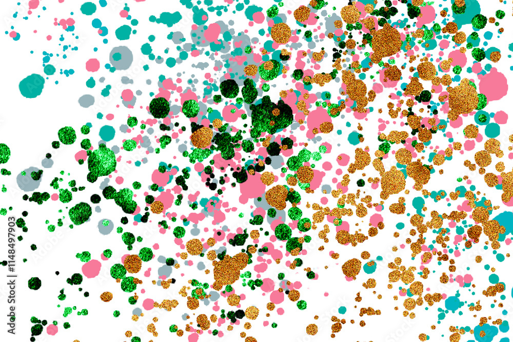 Fototapeta premium Abstraction splashes of paint textures