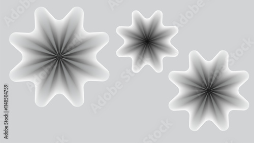 Gray abstract background wallpaper with moire guilloche elements