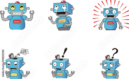 ロボットのキャラクター_リアクション