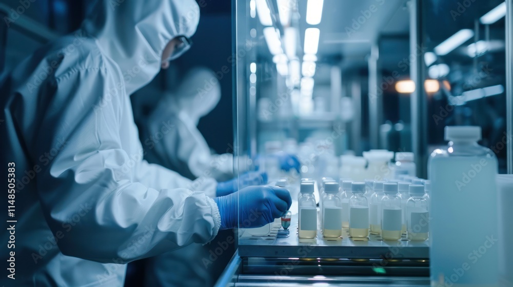 A dedicated packaging worker sealing products on an automated conveyor line in a fast-paced factory, A dedicated packaging worker sealing products on an automated conveyor line in a fast-paced factory,
