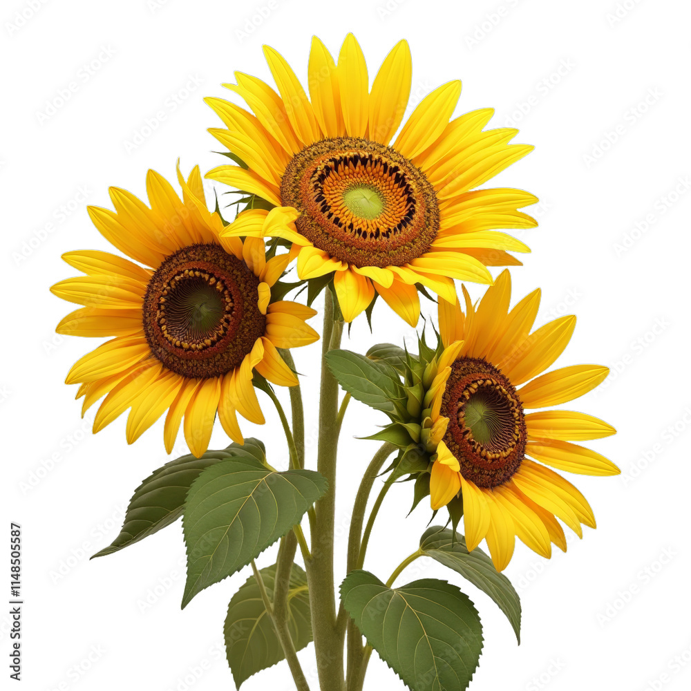 Yellow sunflower bloom against black background