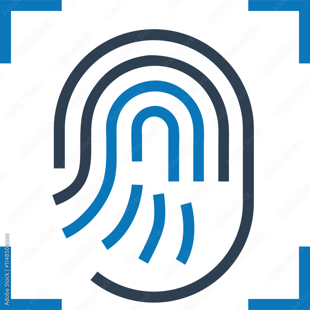 Fingerprint Scanner Icon Fingerprint Scanner Icon