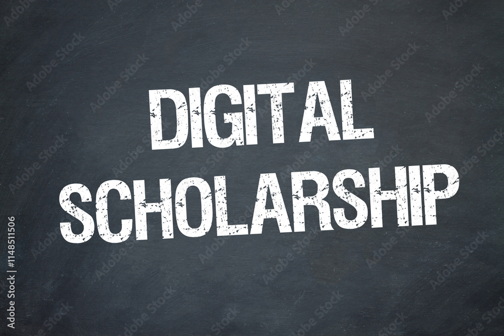 Obraz premium Digital Scholarship