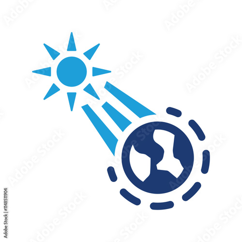 Solar irradiance icon