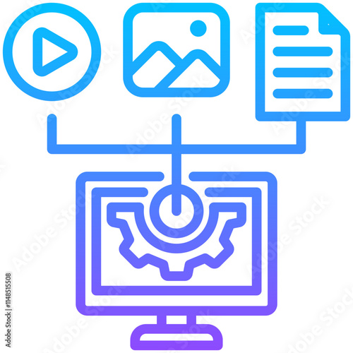 Content Management System Icon