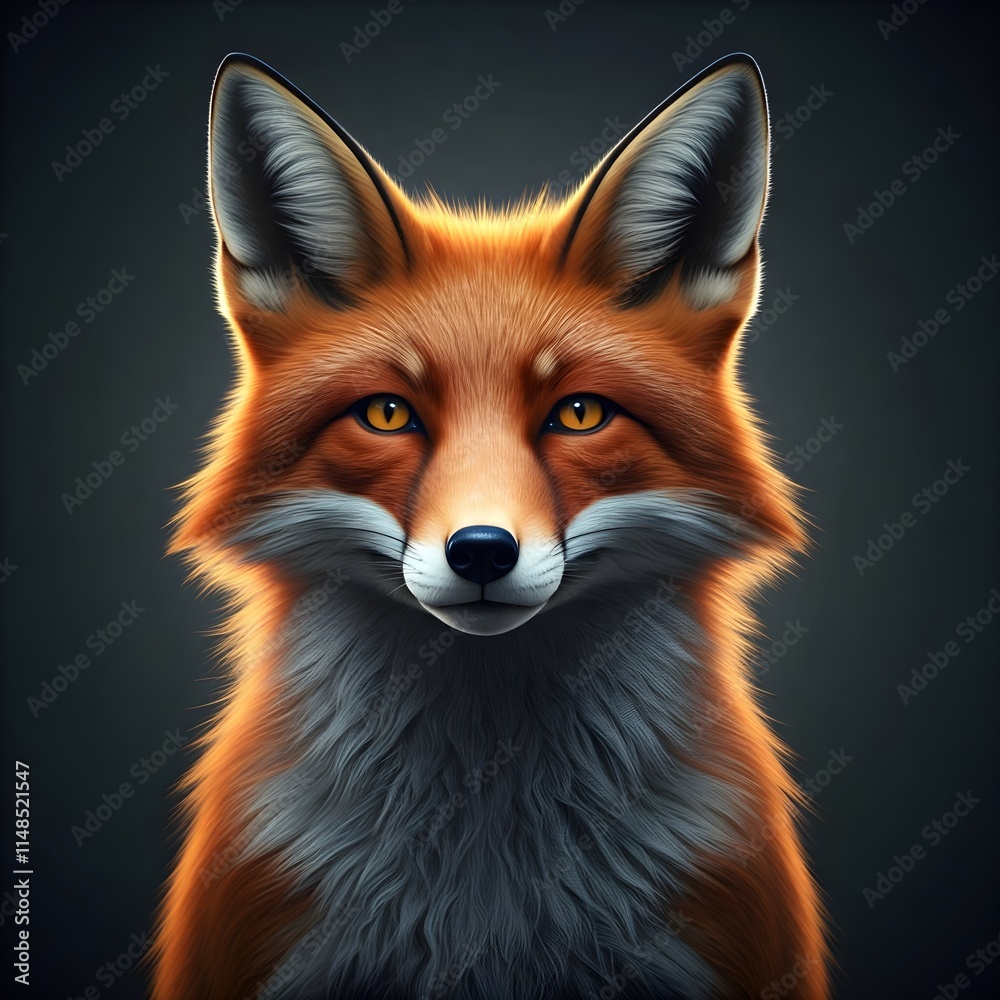 Obraz premium red fox vulpes