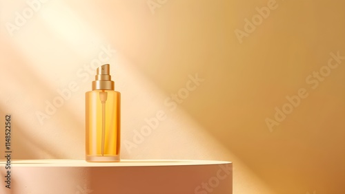 yellow cosmetic for beauty brand perfume