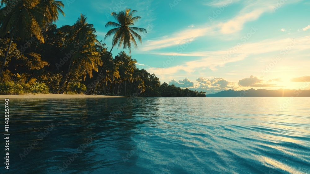 Fototapeta premium tropical, cinematic look, high detail, professional quality