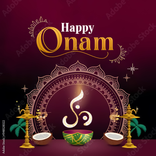 Wallpaper Mural onam new design for kerala festival  Torontodigital.ca