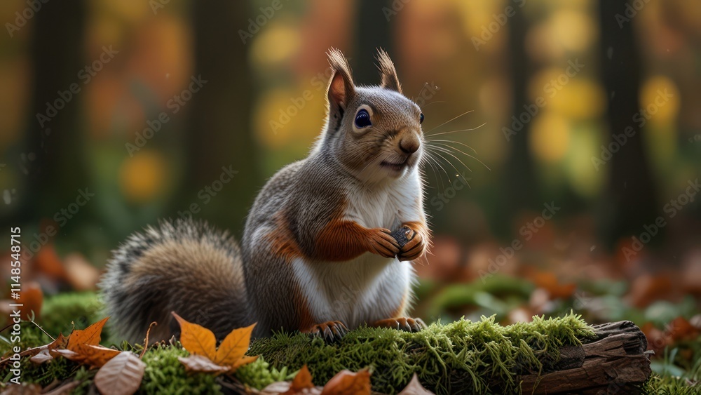 Obraz premium squirrel in the park