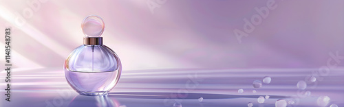 Purple cosmetic perfume for beauty brand