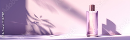 Purple cosmetic perfume for beauty brand