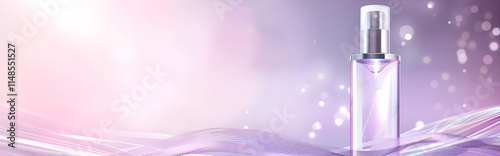 Purple cosmetic perfume for beauty brand