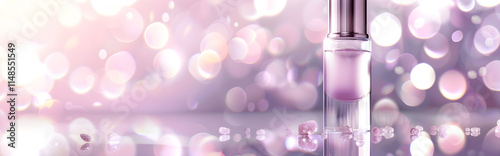 Purple cosmetic perfume for beauty brand