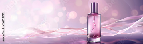Purple cosmetic perfume for beauty brand
