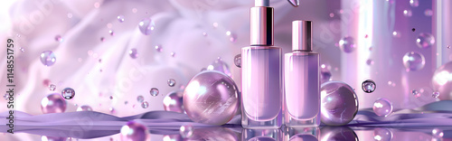 Purple cosmetic perfume for beauty brand
