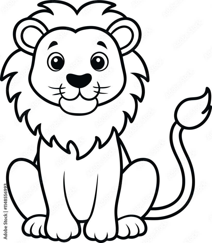 lion cartoon character