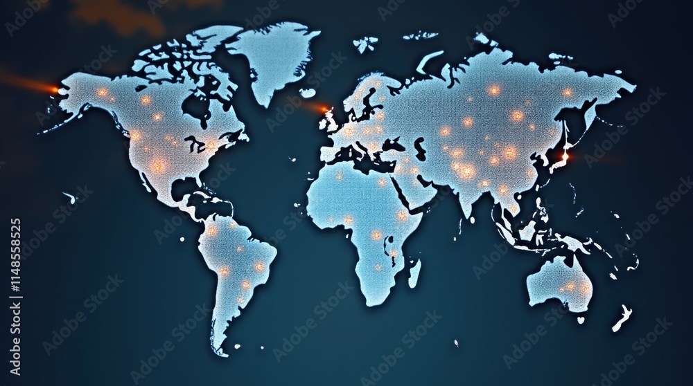 Fototapeta premium map