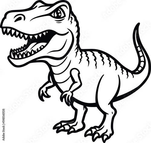 dinosaur-sketch--tyrannosaurus-rex--black-and-whit (1).eps