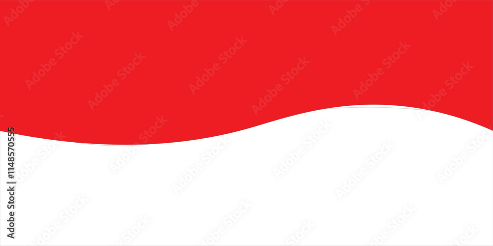 illustration of the Red and White Flag of the Republic of Indonesia in the Style Red and White Movement Pattern Concept. Wave flag happy Indonesia independence day greeting card illustration of the Red and White Flag of the Republic of Indonesia in the Style Red and White Movement Pattern Concept. Wave flag happy Indonesia independence day greeting card