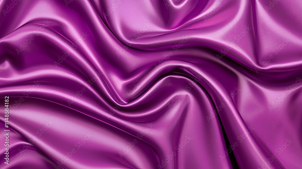 Fototapeta premium Rich Purple Satin Fabric for Sophisticated Background