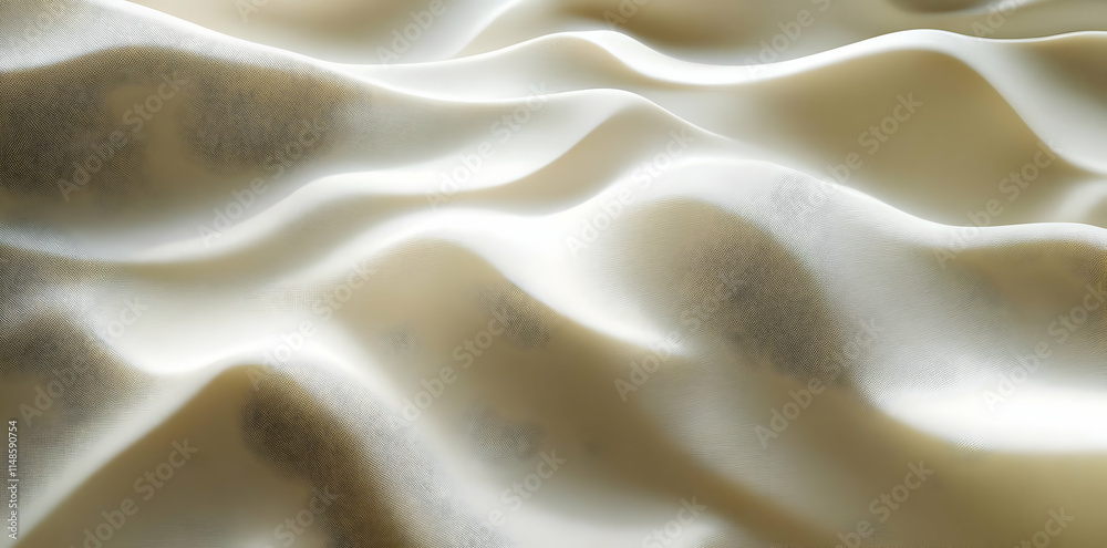 Soft, flowing fabric with subtle textures and colors, creating a serene visual effect.