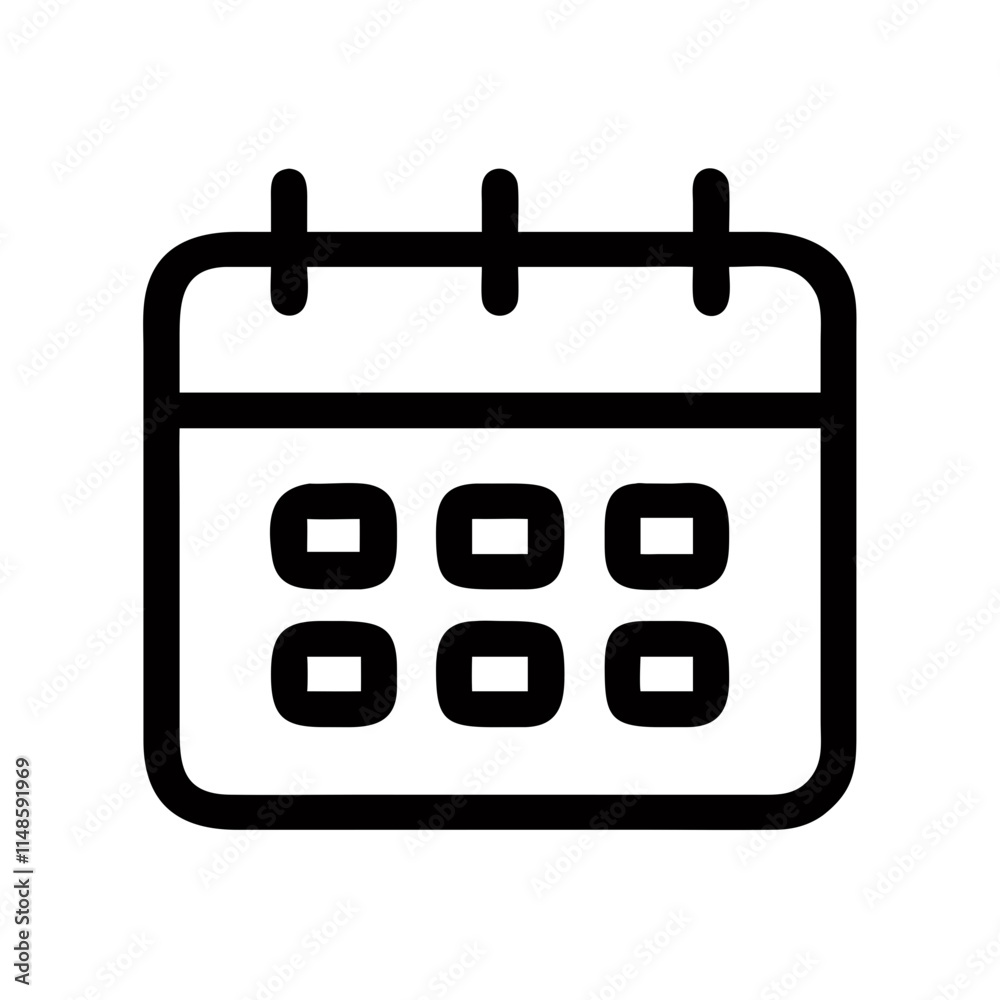 calendar icon vector