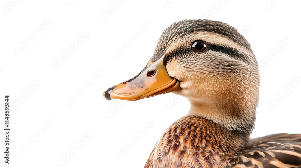 A mandarin duck isolated on a transparent background A mandarin duck isolated on a transparent background