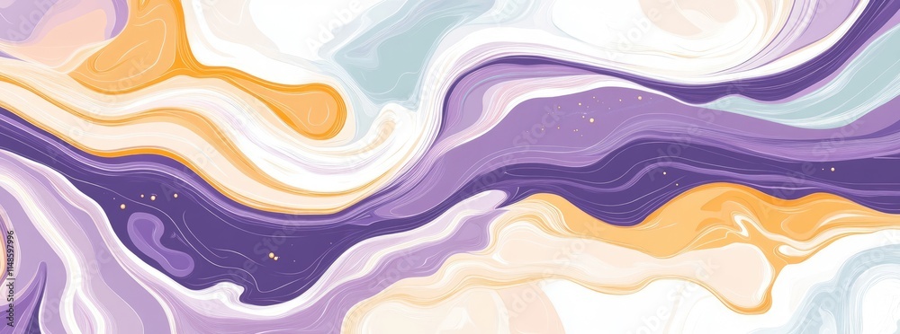 Vibrant Abstract Painting with Fluid Acrylics