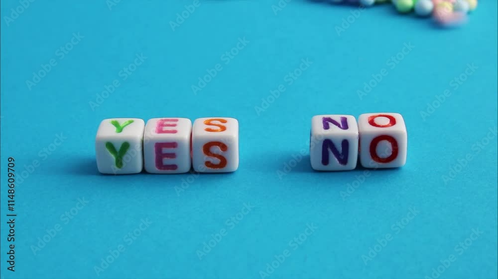 Spheres surrounding a YES or NO continue on their way leaving those alone options Spheres surrounding a YES or NO continue on their way leaving those alone options