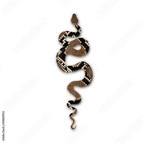 Tattoo snake.Isolated illustration. Traditional Tattoo Old School Tattooing S...
