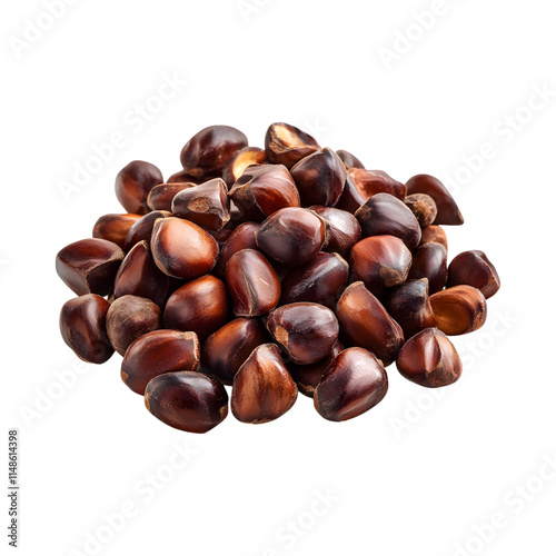 Appetizing Candleberry Nuts Isolated On Transparent Background