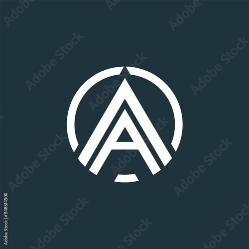 Elegant A Letter Logo Template