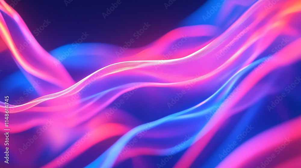 Colorful waves of light creating a vibrant abstract background design. Colorful waves of light creating a vibrant abstract background design.