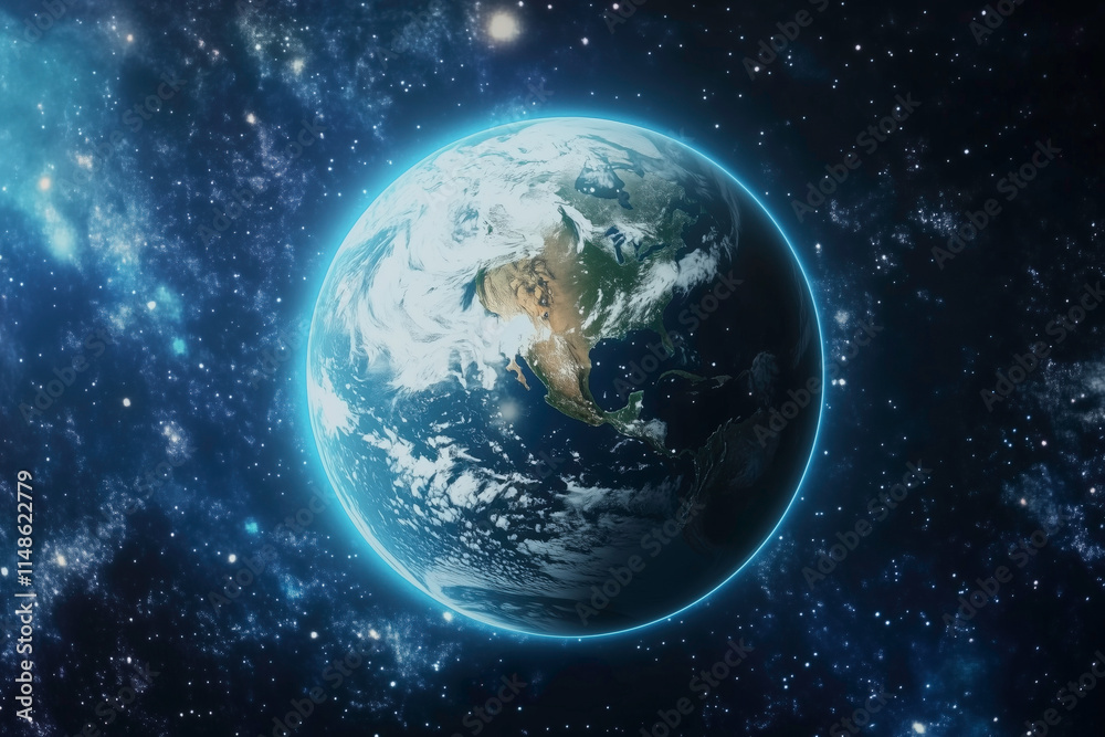 Earth Floating in the Vast Universe Earth Floating in the Vast Universe