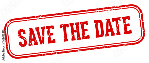 SAVE THE DATE stamp