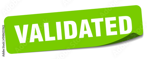 VALIDATED sticker