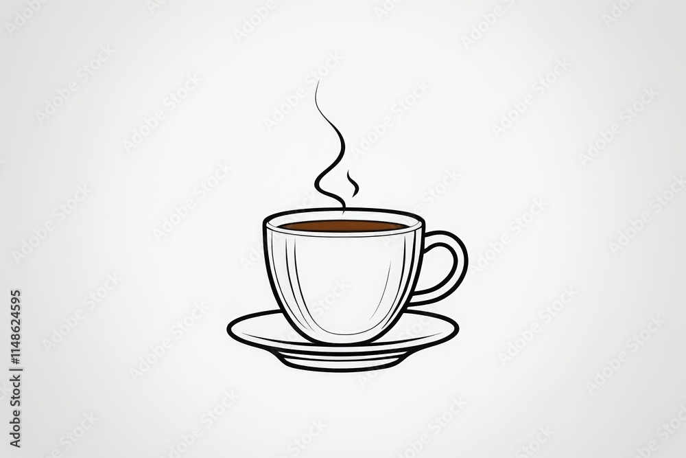 Obraz premium coffee cup icon vector