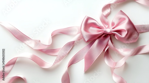 Creating elegant pink ribbon bows for gifts home decor crafting