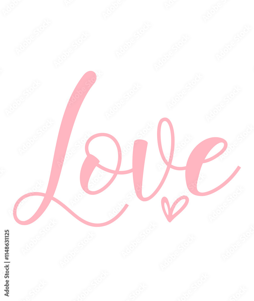 Love heart valentine typography design on plain white transparent isolated background for card, shirt, hoodie, sweatshirt, apparel, tag, mug, icon, poster or badge Love heart valentine typography design on plain white transparent isolated background for card, shirt, hoodie, sweatshirt, apparel, tag, mug, icon, poster or badge