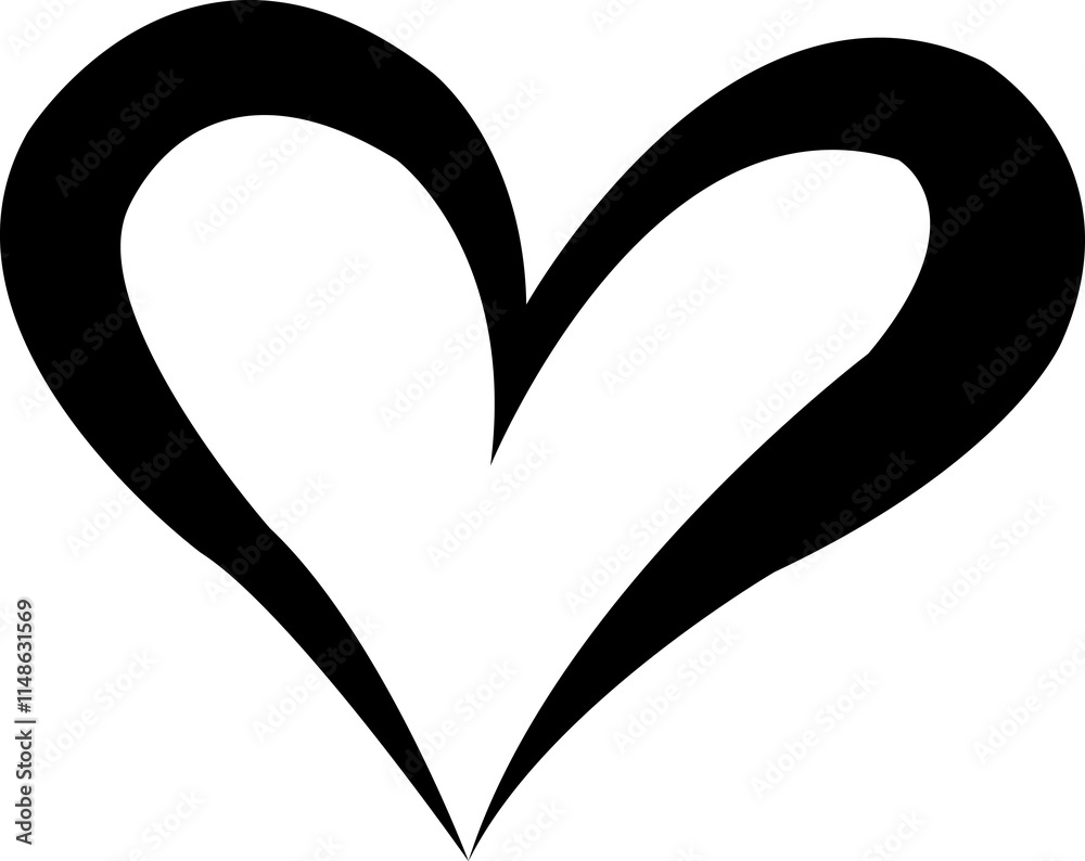 Heart clip art design on plain white transparent isolated background for card, shirt, hoodie, sweatshirt, apparel, tag, mug, icon, poster or badge Heart clip art design on plain white transparent isolated background for card, shirt, hoodie, sweatshirt, apparel, tag, mug, icon, poster or badge