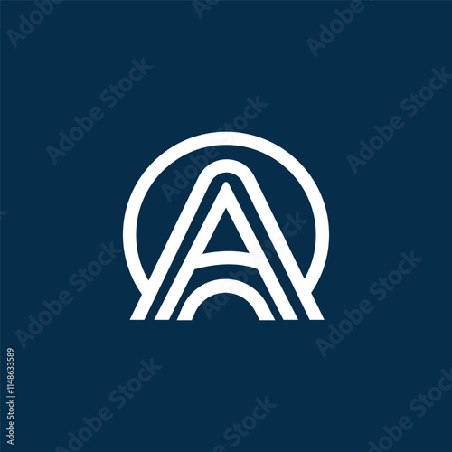 Elegant A Letter Logo Template