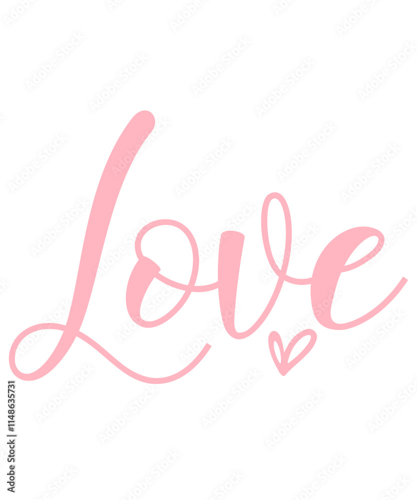 Love heart valentine typography design on plain white transparent isolated background for card, shirt, hoodie, sweatshirt, apparel, tag, mug, icon, poster or badge Love heart valentine typography design on plain white transparent isolated background for card, shirt, hoodie, sweatshirt, apparel, tag, mug, icon, poster or badge