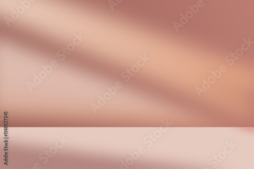 Soft Peach Gradient Background with Warm Tones for Product Display.