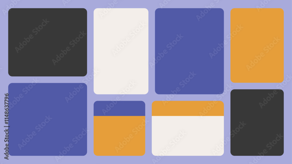 Bento box template. Y2K collage grid shapes. Geometry modular moodboard frames. UI design elements border. Label textboxes composition pack. Trendy blocks blank layout. Vector flat illustration. Bento box template. Y2K collage grid shapes. Geometry modular moodboard frames. UI design elements border. Label textboxes composition pack. Trendy blocks blank layout. Vector flat illustration.