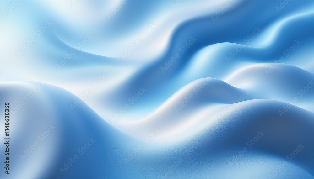 Abstract Blue and White Waves: Serene Digital Art Background Abstract Blue and White Waves: Serene Digital Art Background