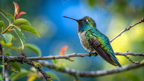 hummingbird on a branch