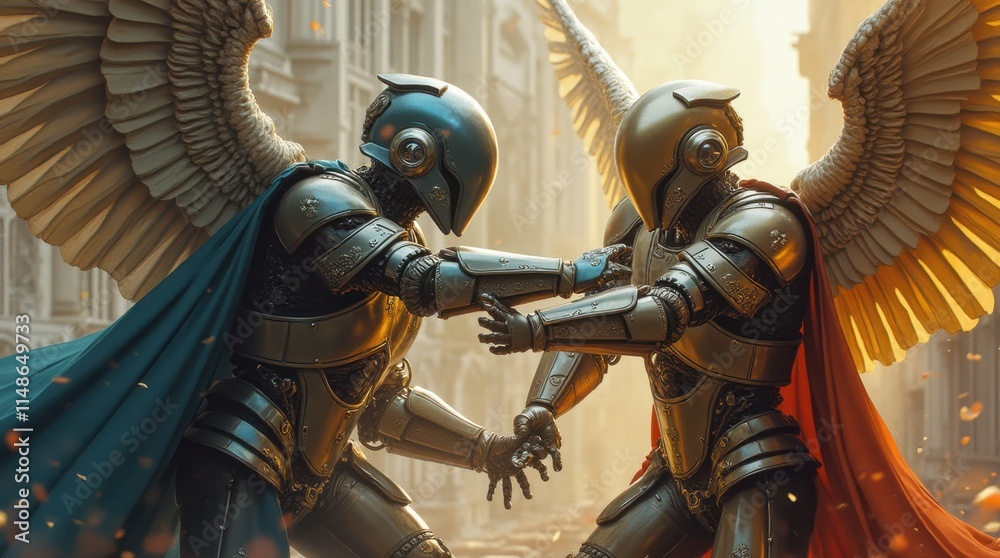 Gothic Cyborg Angels vs. Mecha Combat Gothic Cyborg Angels vs. Mecha Combat